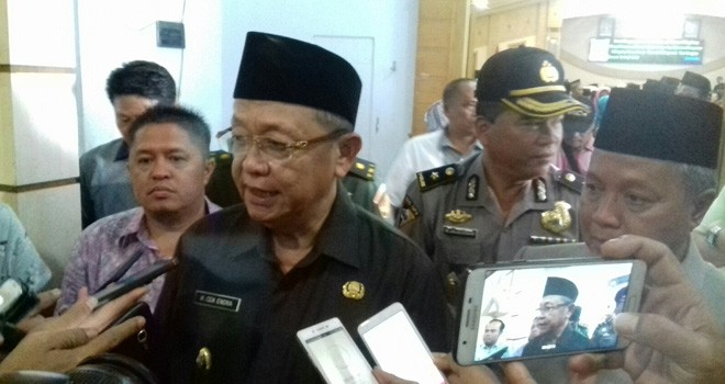 Wawancara Bupati Sarolangun, Drs H Cek Endra.