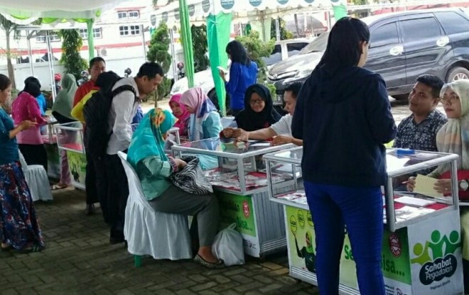 Pegadaian Unit Simpang Kawat, besok akan menggelar Bazar Emas.