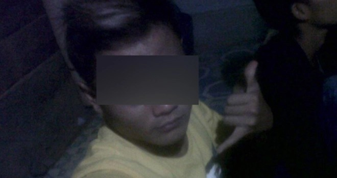 DK, ayah gorok anak di Jambi. (Facebook)