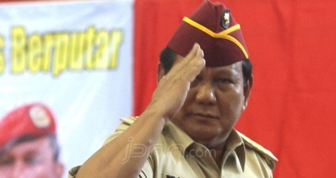 Ketua Umum Partai Gerindra Prabowo Subianto. Foto : JPNN