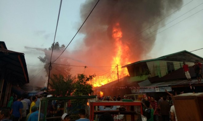 Kebakaran di Kualatungkal.
