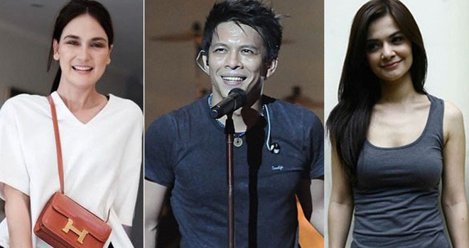 Luna Maya, Ariel Noah, dan Cut Tari.