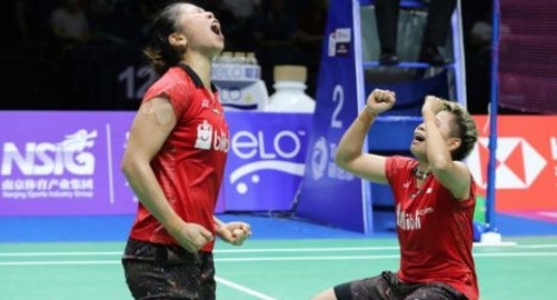 Greysia Polii dan Apriyani Rahayu alias Greysia / Apriyani. Foto : BWF
