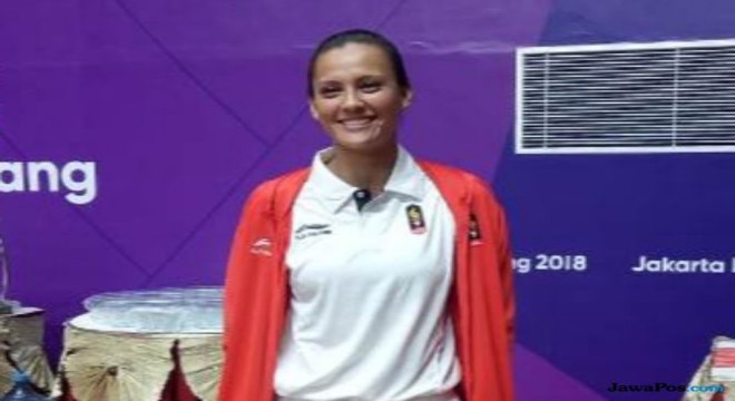 Atlet jujitsu putri Simone Julia (Isa Bustomi/JawaPos.com)