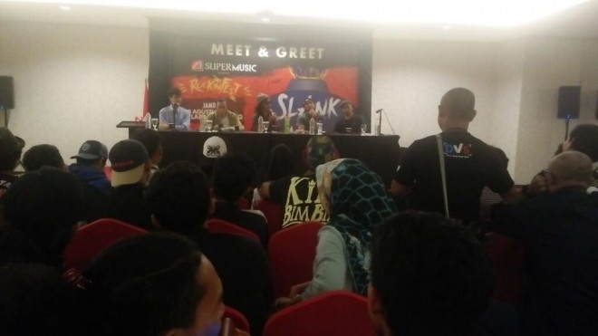 Jumpa pers grub band Slank