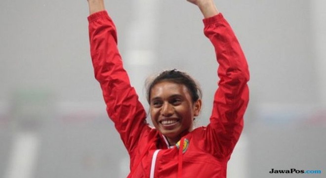 Maria Londa para atlet pelatnas untuk menyumbangkan dana bagi korban gempa bumi di Lombok. (zimbio)