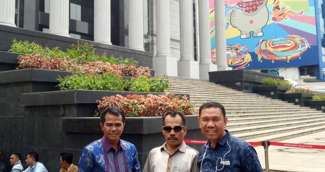 Yuldi herman saat berada di MK.