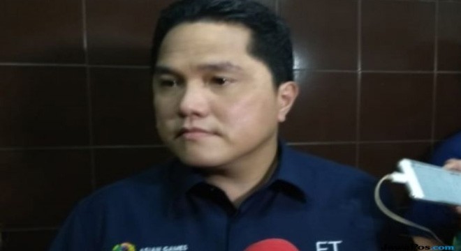 Ketua INASGOC Erick Thohir (Isa Bustomi/JawaPos.com)