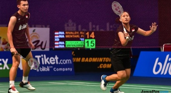 Rinov Rivaldy/Phita Haningtyas Mentari melaju ke babak semifinal Vietnam Terbuka 2018 (Dok PBSI)