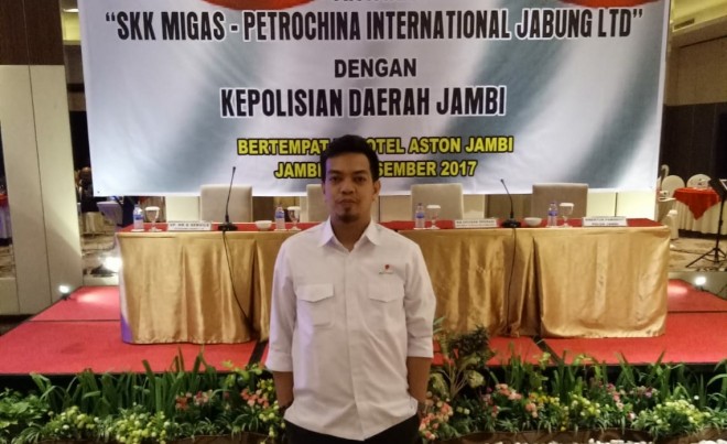 Sofian Hadi, Humas SKK Migas Perwakilan Sumbagsel.