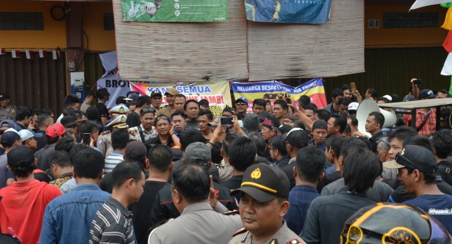 Unjuk rasa driver Go - Car beberapa waktu lalu.