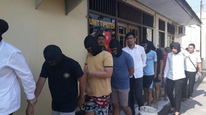 9 pelaku yang berhasil di amankan