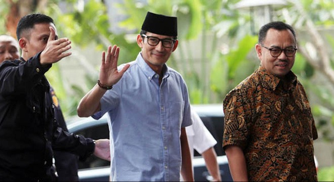 Sandiaga Uno datang ke KPK untuk menyerahkan Laporan Harta Kekayaan Penyelenggara Negara (LHKPN)