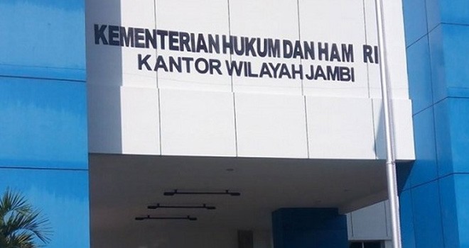 Kantor Wilayah Kementerian Hukum dan Ham (Kemenkumham) Jambi. Foto : Net
