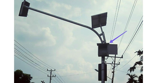 Lampu Warning Light Bantuan Pusat di Bram Itam Digondol Maling.