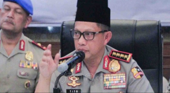 Kapolri Jendral Tito Karnavian Foto:Zain Armies/Jawa Pos