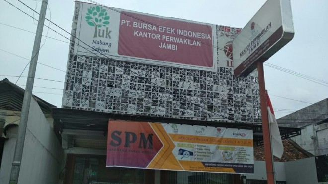 PASAR MODAL : Kantor PT Bursa Efek Indonesia Perwakilan Jambi dikawasan Sipin, Kota Jambi. 