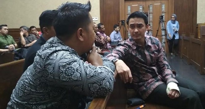 Suasana sidang terdakwa Zumi Zola dengan agenda keterangan saksi di Pengadilan Negeri Tipikor, Jakarta Pusat, Kamis (6/9/2018). Foto: Ismail Pohan/INDOPOS