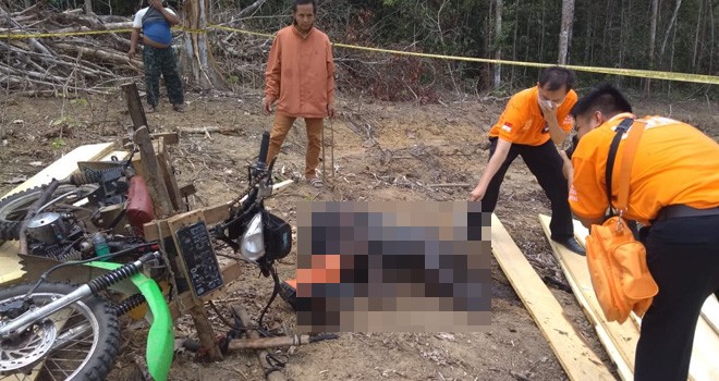 Warga Merangin Ditemukan Membusuk di Bungo.