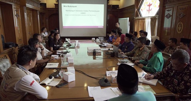 Audiensi bersama PLT Gubernur Jambi H Fachrori Umar.