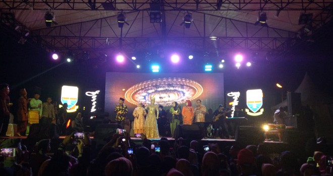 Acara pembukaan Festival Batanghari.