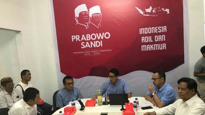 Drs H.A Murady Darmansyah saat mengikuti rapat tim pemenangan Capres dan Cawapres Prabowo Sandi di Jakarta beberapa hari lalu.