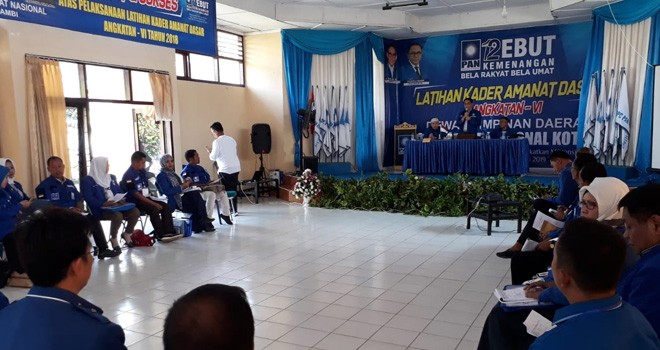 Latihan Kader Amanat Dasar (LKAD), bagi kader PAN yang mencalonkan diri sebagai Legislatif di Pemilu 2019 mendatang.