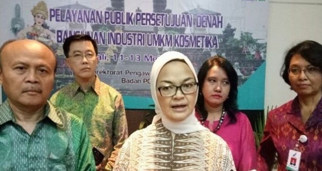 Kepala BPOM Penny K Lukito ketika diminta penjelasan. Foto : Diah Saraswati / Bali Express