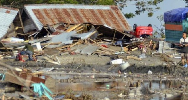 Pemerintah Indonesia menyerukan bantuan internasional untuk menghadapi bencana gempa bumi 7,4 SR dan tsunami di Palu, Sulawesi pada Senin, (1/10) (Picture-Alliance)