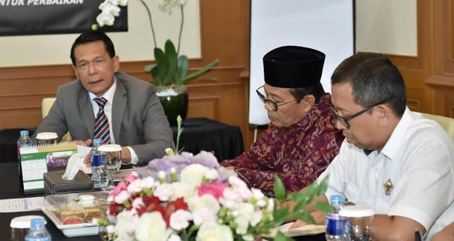 Plt Gubernur Jambi Audiensi Bersama Pihak Kementerian Bahas Ujung Jabung.
