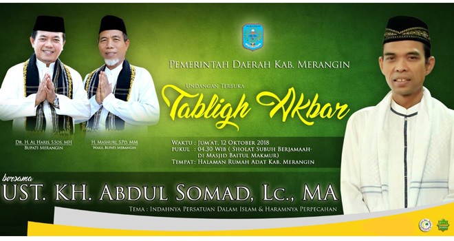 UAS Rencananya Datang ke Merangin.