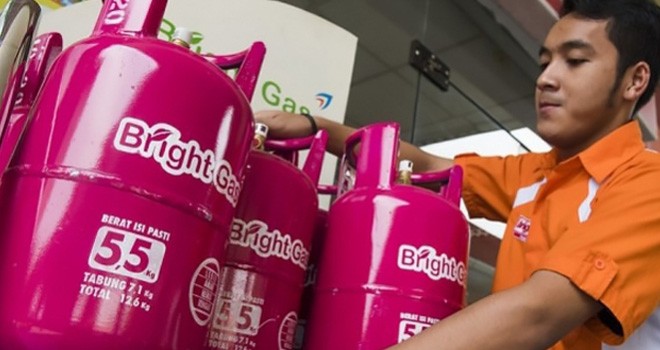 Tukarkan tabung gas LPG 3 Kg menjadi Bright Gas 5.5 Kg dengan harga spesial.