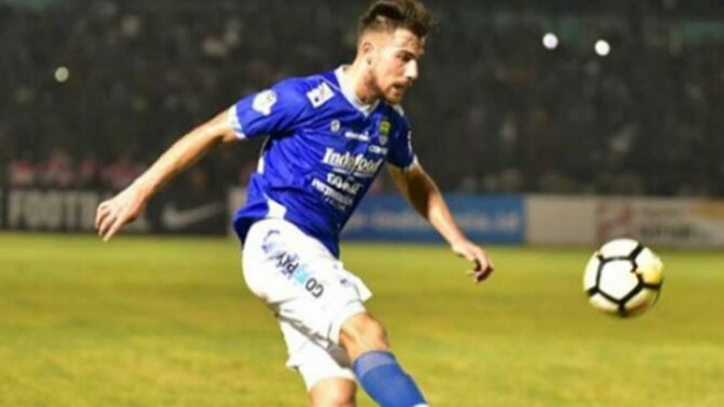 Striker Persib Bandung, Jonathan Bauman (Instagram @jonibauman)