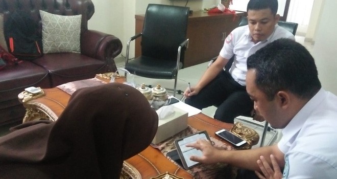 Kabid Penjaminan Manfaat Rujukan BPJS Kesehatan Jambi, Timbang Pamekas Jati menjelaskan aplikasi rujukan online primary care (PCare).