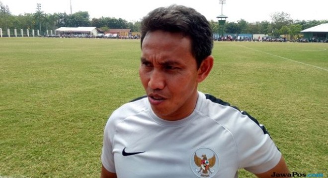BIMA SAKTI SIAP JIKA MEMANG DIPILIH SEBAGAI PELATIH TIMNAS INDONESIA DI PIALA AFF 2018. (BINTANG RAHMAT/JPC