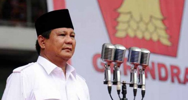 Calon Presiden Prabowo Subianto.