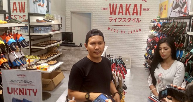 Nanang Supriatna, Division Head Franchise and Wholesale, CRM, & Gift Voucher Metroxgroup, kepada wartawan saat Grand Opening Wakai di Jamtos, Jumat (19/08).