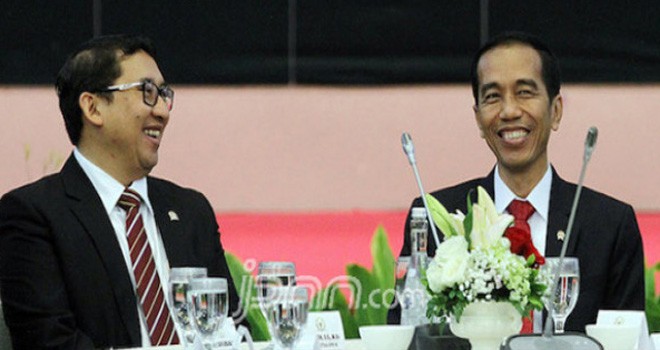 Fadli Zon dan Joko Widodo. Foto : JPNN