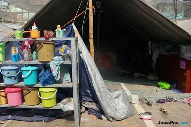 Kondisi Pondok Pesantren Al-Aiziziyah Gunung Sari, Lombok Barat, usai diterjang bencana gempa. (Istimewa)