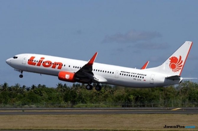 ilustrasi Pesawat Lion Air saat lepas landas dari Bandara Soekarno Hatta, Cengkareng. (jpnn/jawapos.com)