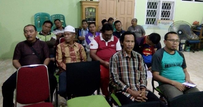 Para Ketua RT saat mengikuti Musrenbang di Kantor Lurah Mayang beberapa waktu yang lalu.