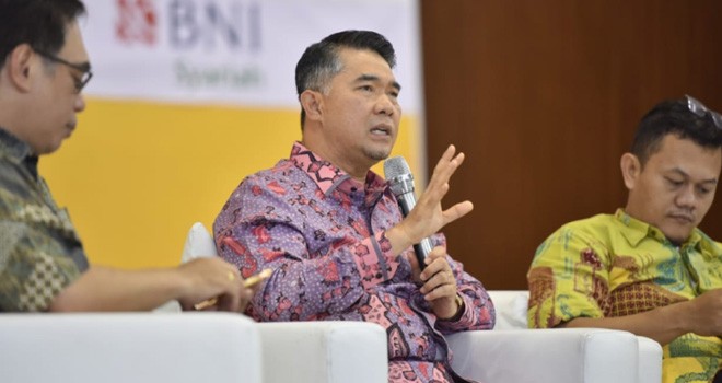 Wali Kota Jambi Sy Fasha saat Bicara Smart City di Universitas Indonesia.