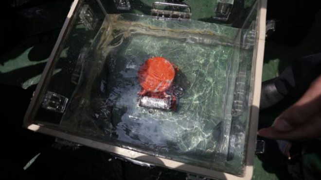 Black Box pesawat Lion Air JT-610. Hari ini (10/11) pencairan bagian Black Box lainnya kembali dilanjutkan. Tim SAR mengerahkan 151 penyelam. (Salman Toyiba/JawaPos.com)