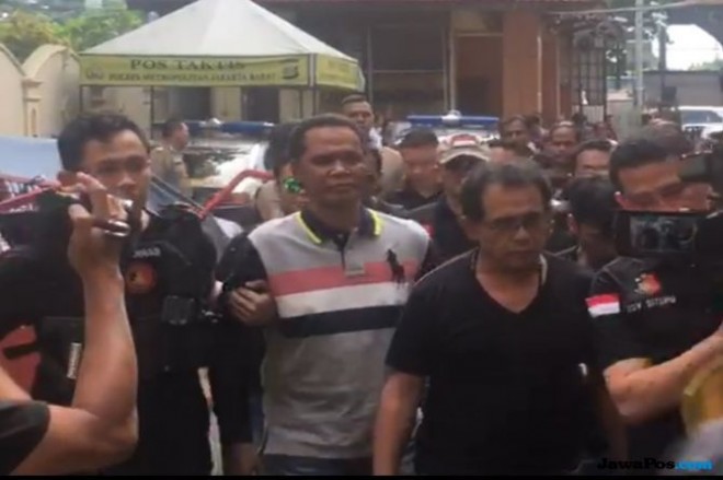 Hercules ditahan polisi (Istimewa)