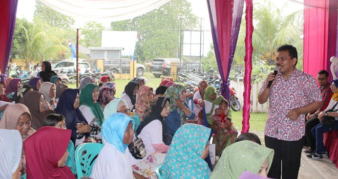 Sosialisasi Penguatan Advokasi dan KIE Desa Rambutan Masam
