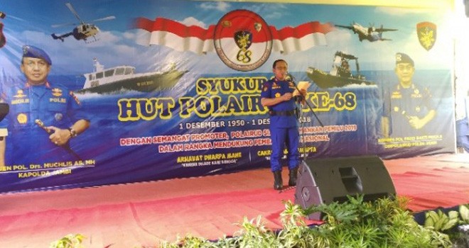 Kapolda Jambi Irjen Pol Drs Muchlis As, MH.