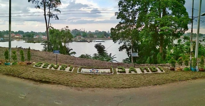 Tempat pembuangan sampah sembarangan di pinggiran Danau Sipin dirubah menjadi Taman GenBI.