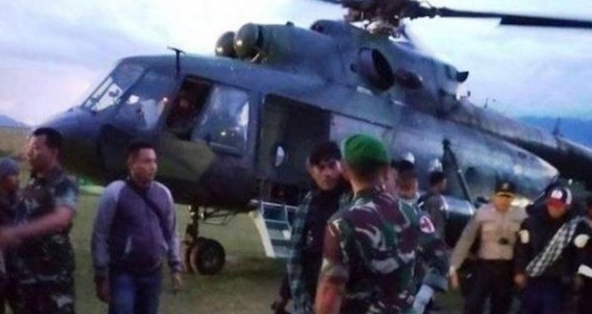 Helicopter TNI. Foto : Istimewa