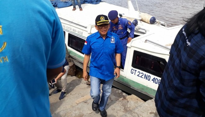 H Bakri saat berada di Kuala Tungkal. Foto : Ist For Jambi Update