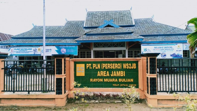  Kantor PLN Rayon Muara Bulian. 